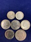     Deutsches Reich Baden Sammlung mit 7 Silbermünzen 2,3,5 Mark