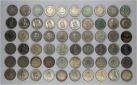     SCHWEIZ, 180 Kursmünzen zu 1 Franken, ab ca. 1903, alles perfekt beidseitig bebildert