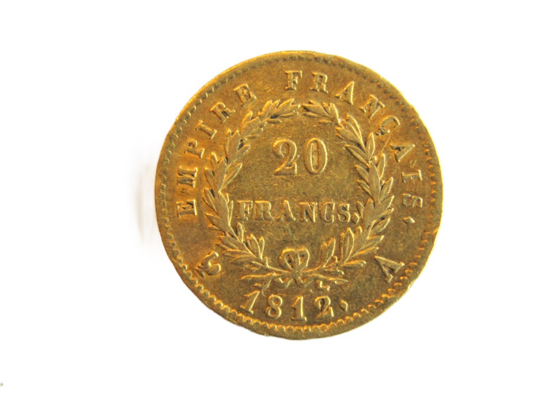  Frankreich: Napoleon Bonaparte, 20 Franc 1812, Gold! siehe Bilder   